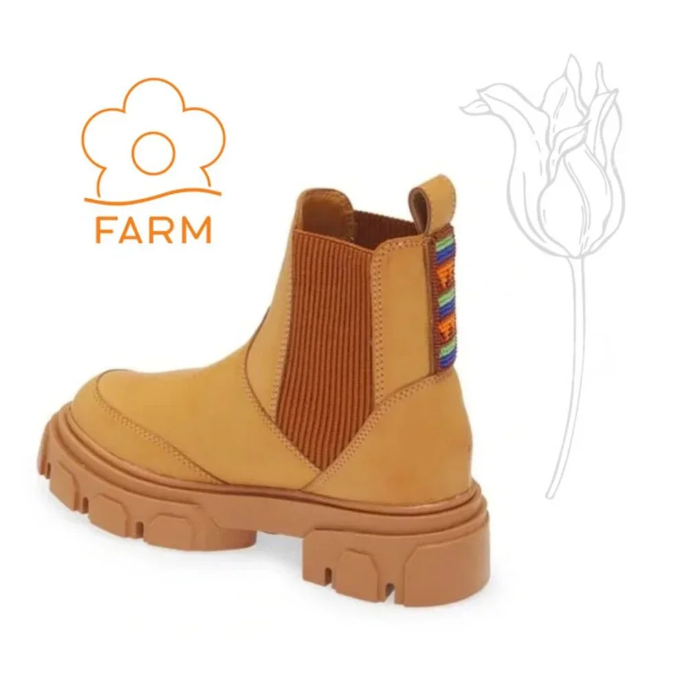 Farm Rio Lug Sole Chelsea Boots Platform